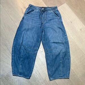 Gap Women’s Barrell Drawstring Blue Jeans